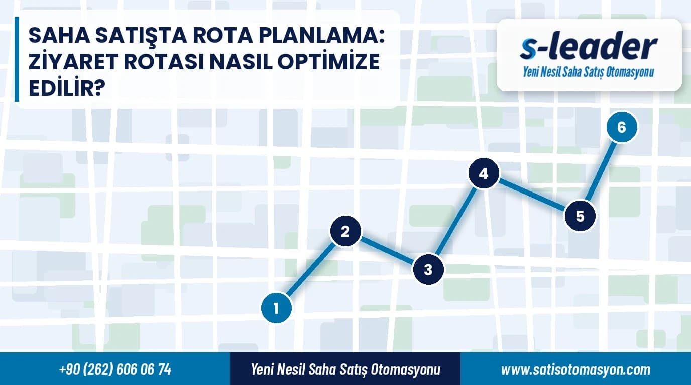 Saha satışta rota planlama ve dinamik rota optimizasyonu — S-Leader