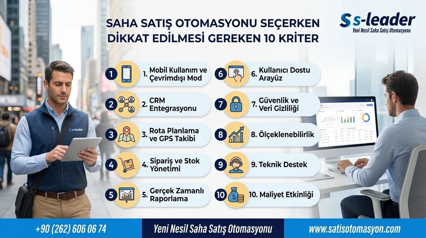 Saha satış otomasyonu seçerken dikkat edilmesi gereken kriterler — S-Leader